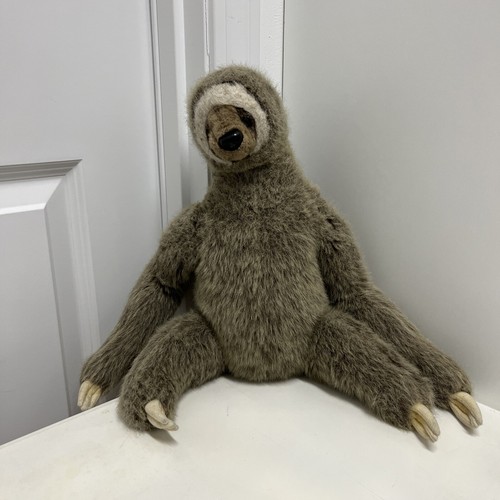 Hansa brown sloth plush - hansa,