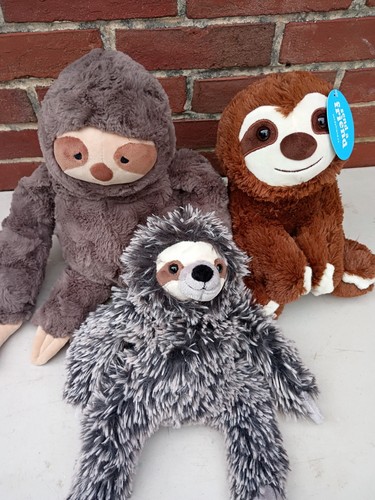 Plush sloth stuffed - animal, lot