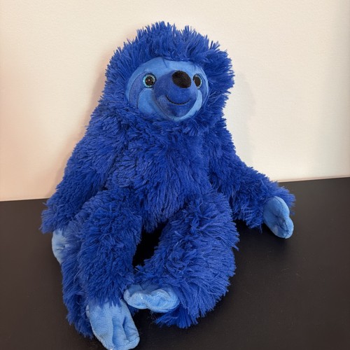 Blue sloth plush stuffed - 7”,